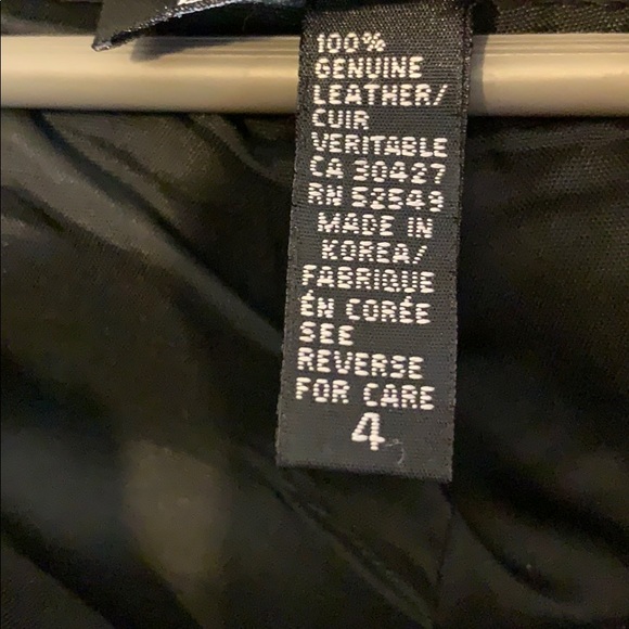 Laundry by Shelli Seagal 100% leather pants, 4 - Picture 5 of 7